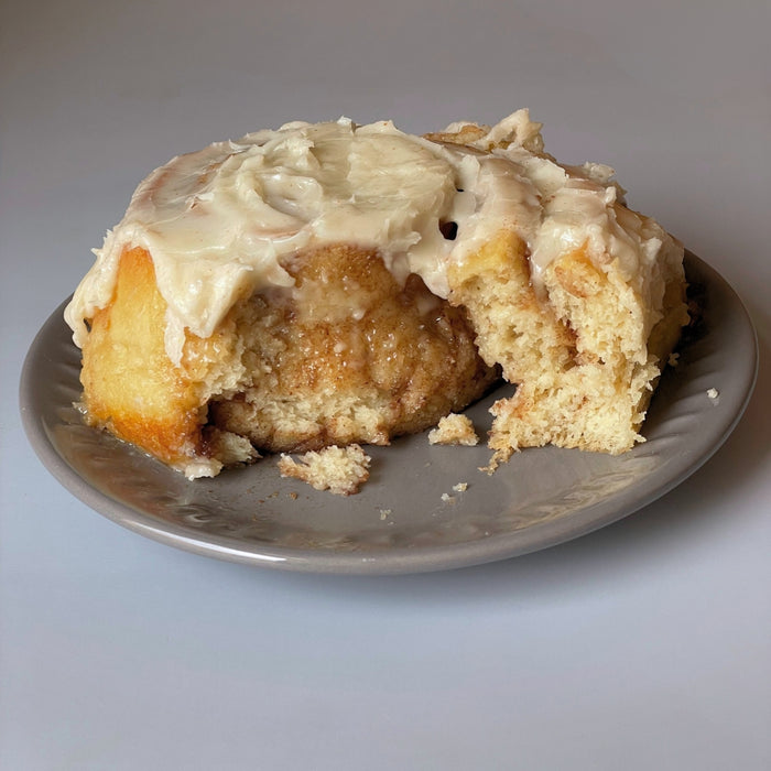 Cinnamon Rolls with Eggnog Frosting Gluten-Free 