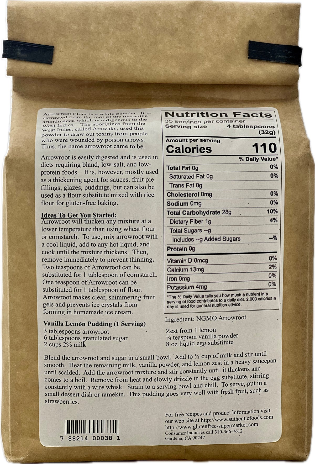 Arrowroot Starch
