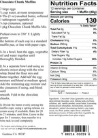 Chocolate Chunk Muffin Mix