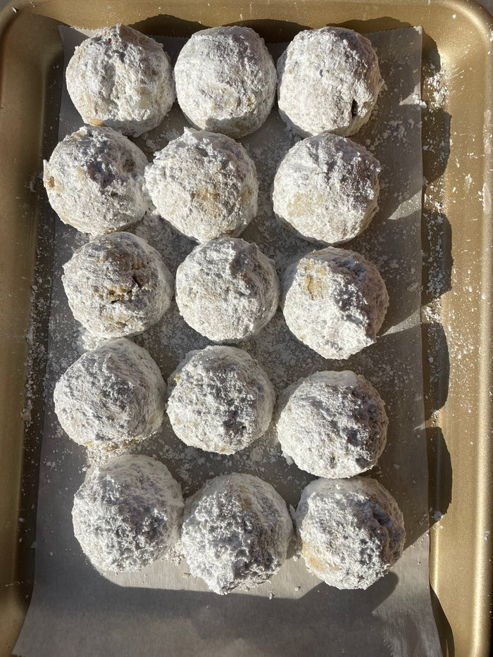 Brown Butter Pecan Snowball Cookies Gluten-free