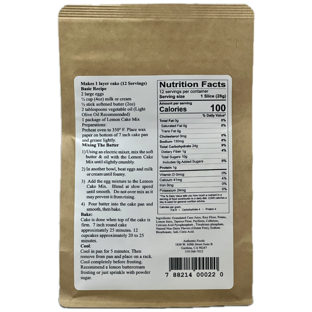 Lemon Cake Mix
