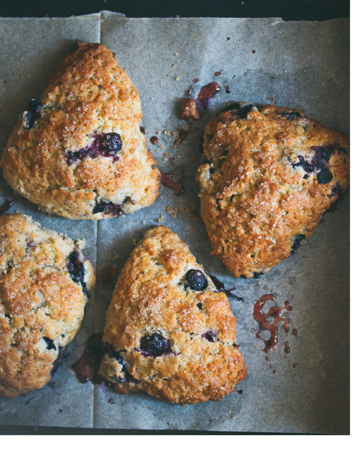 blueberry scones 
