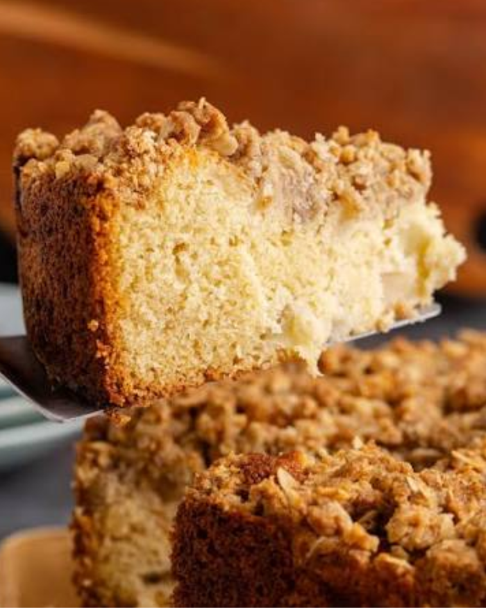 Apple Fall Sour Cream Coffee Cake Gluten-Free